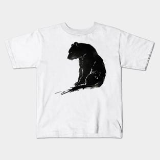 black bear Kids T-Shirt